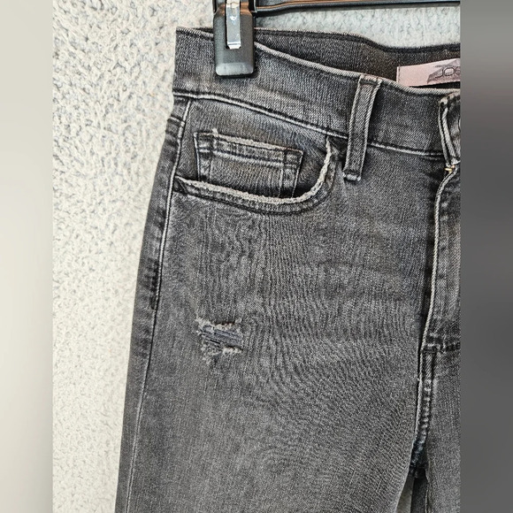 Joe's Womens High Rise Lilibet Straight Leg Jeans Sz 25x27 Distressed Stretch - Picture 7 of 14